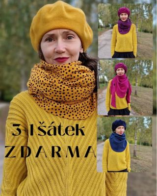3 + 1 šátek ZDARMA Věřím, že vás tato akce potěší 😊 protože šátky jsou "must have" podzimu a zimy. Zároveň může být pěkný...